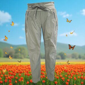 Athleta Trekkie North Jogger Pants Sz‎ 2 Lightweight Stretch Travel Hiking Taupe